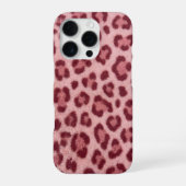 pink cheetah iPhone 16 Pro Max Case iPhoneケース (裏面)