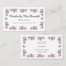 Pink Cherry Blossom Floral Doula Services