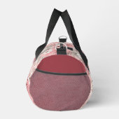 Pink cherry blossom monogram ダッフルバッグ (右)