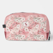 Pink cherry blossom monogram ドップキット (正面)