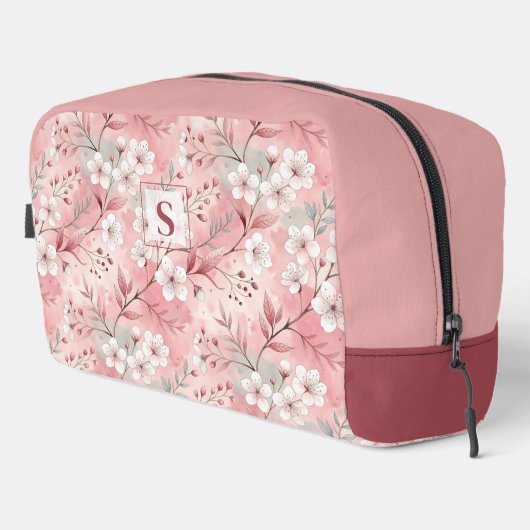 Pink cherry blossom monogram ドップキット (右コーナー)