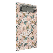 Pink Cherry Blossom Sakura Pattern on Pink (4) ミニクリップボード (アングル)