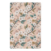 Pink Cherry Blossom Sakura Pattern on Pink (4) ミニクリップボード (裏面)