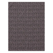 Pink Cherry Blossoms On Black テーブルクロス (正面)