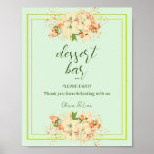 Pink Cherry Blossoms , Wedding Dessert Bar ポスター (正面)