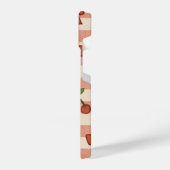 "Pink Cherry & Ribbon Pattern Phone Case – Cute  iPhoneケース (左側面)