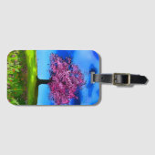 Pink Cherry Tree ラゲッジタグ (正面横)