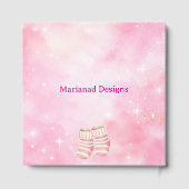 Pink Chinoiserie Baby Shower Guest Book ゲストブック (裏面)