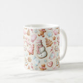 Pink Christmas  コーヒーマグカップ (正面右)