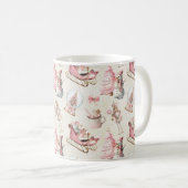 Pink Christmas  コーヒーマグカップ (正面右)