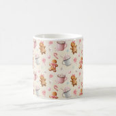 Pink Christmas  コーヒーマグカップ (中央)