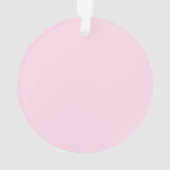 Pink Christmas Balls Ornament オーナメント (裏面)