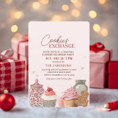 Pink Christmas Cookie Exchange 招待状