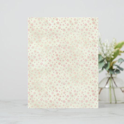 Pink Christmas Cute Pastel Scrapbook Paper (スタンド正面)