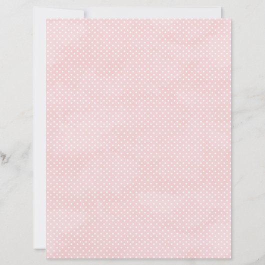 Pink Christmas Cute Pastel Scrapbook Paper (裏面)
