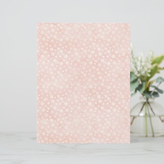 Pink Christmas Cute Pastel Scrapbook Paper (スタンド正面)