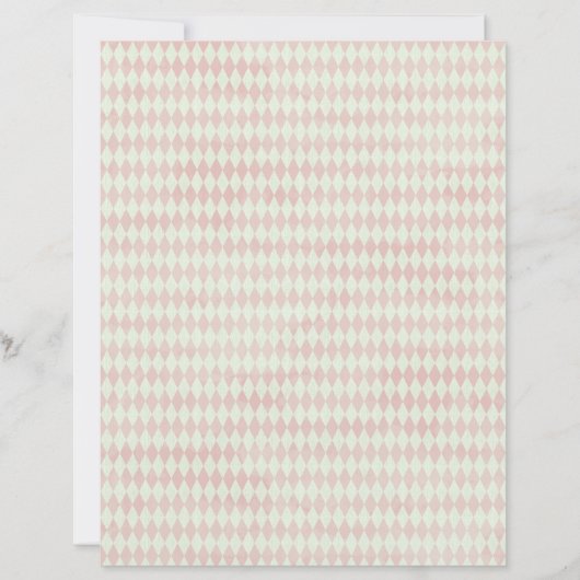 Pink Christmas Cute Pastel Scrapbook Paper (正面)