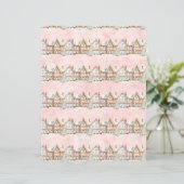 Pink Christmas Cute Pastel Scrapbook Paper (スタンド正面)