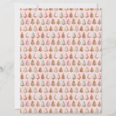 Pink Christmas Cute Pastel Scrapbook Paper (正面)