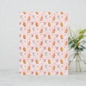 Pink Christmas Cute Pastel Scrapbook Paper (スタンド正面)