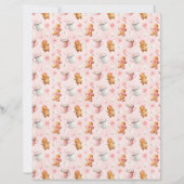 Pink Christmas Cute Pastel Scrapbook Paper (正面)