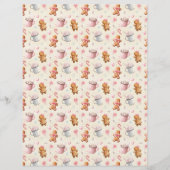 Pink Christmas Cute Pastel Scrapbook Paper (正面)