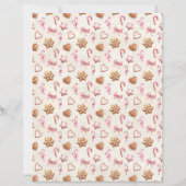 Pink Christmas Cute Pastel Scrapbook Paper (正面)