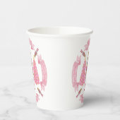 Pink Christmas Nutcracker Paper Cup 紙コップ (左)