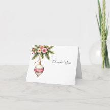 Pink Christmas Ornament