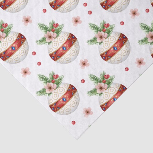 Pink Christmas Ornament 薄葉紙 (詳細)