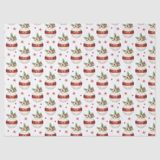 Pink Christmas Ornament 薄葉紙 (正面)