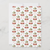 Pink Christmas Ornament Party Invitation (裏面)