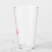 Pink Christmas party pinkmas aesthetic girly cat タンブラーグラス (左)