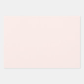 Pink Christmas Solid Color ラッピングペーパーシート (正面)