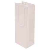 Pink Christmas Solid Color ワインギフトバッグ (正面アングル)