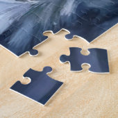 Pink Christmas Tree | Bows Ornaments Watercolor ジグソーパズル (側面)