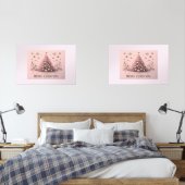 Pink Christmas Tree Merry Christmas  (寝室)