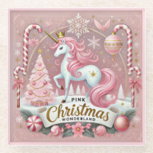Pink Christmas Wonderland Unicorn