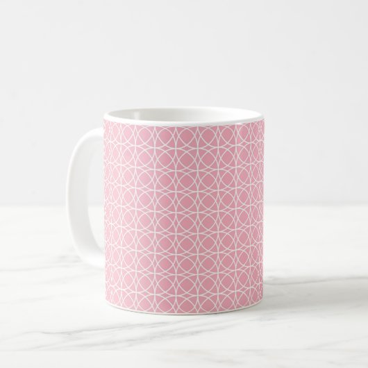 Pink Circle Mug コーヒーマグカップ (正面左)