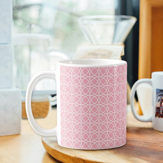 Pink Circle Mug コーヒーマグカップ