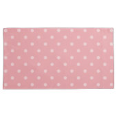 Pink Circles Pattern Pair Of Pillowcases 枕カバー (正面右)