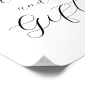 Pink Citrus Cards and Gifts Sign ポスター (角)