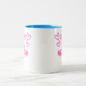 Pink Claddagh Coffee Mug ツートーンマグカップ (中央)