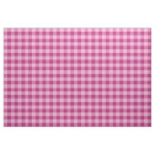 Pink Classic Gingham Check Pima Cotton Fabric ファブリック (ファットクウォーター)