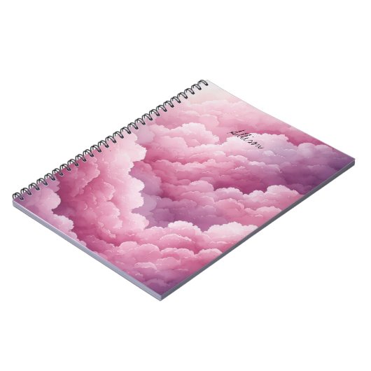 Pink Cloud ノートブック (左側)