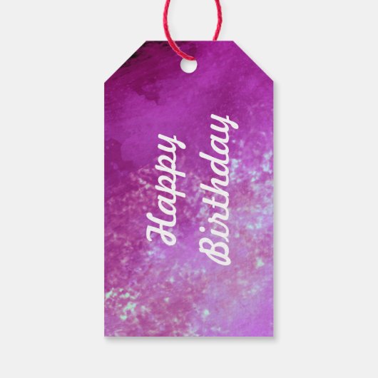 Pink Cloud Effect  ギフトタグ (裏面)