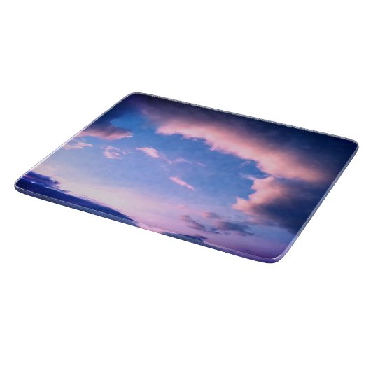 Pink clouds カッティングボード (角)
