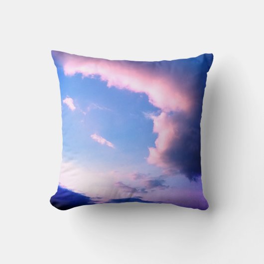 Pink clouds クッション (正面)