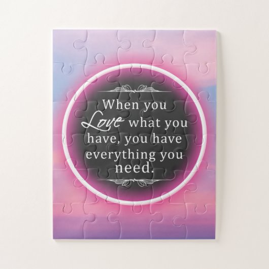 Pink Clouds ジグソーパズル (縦)