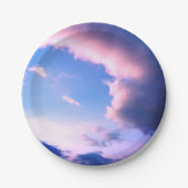Pink clouds ペーパープレート (正面)